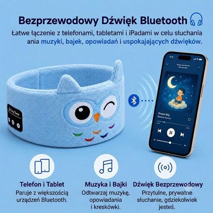 przytulna melodia dziecięca bezprzewodowa opaska