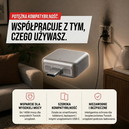 SmartCut-Adapter bezpiecznego ładowania typu-c