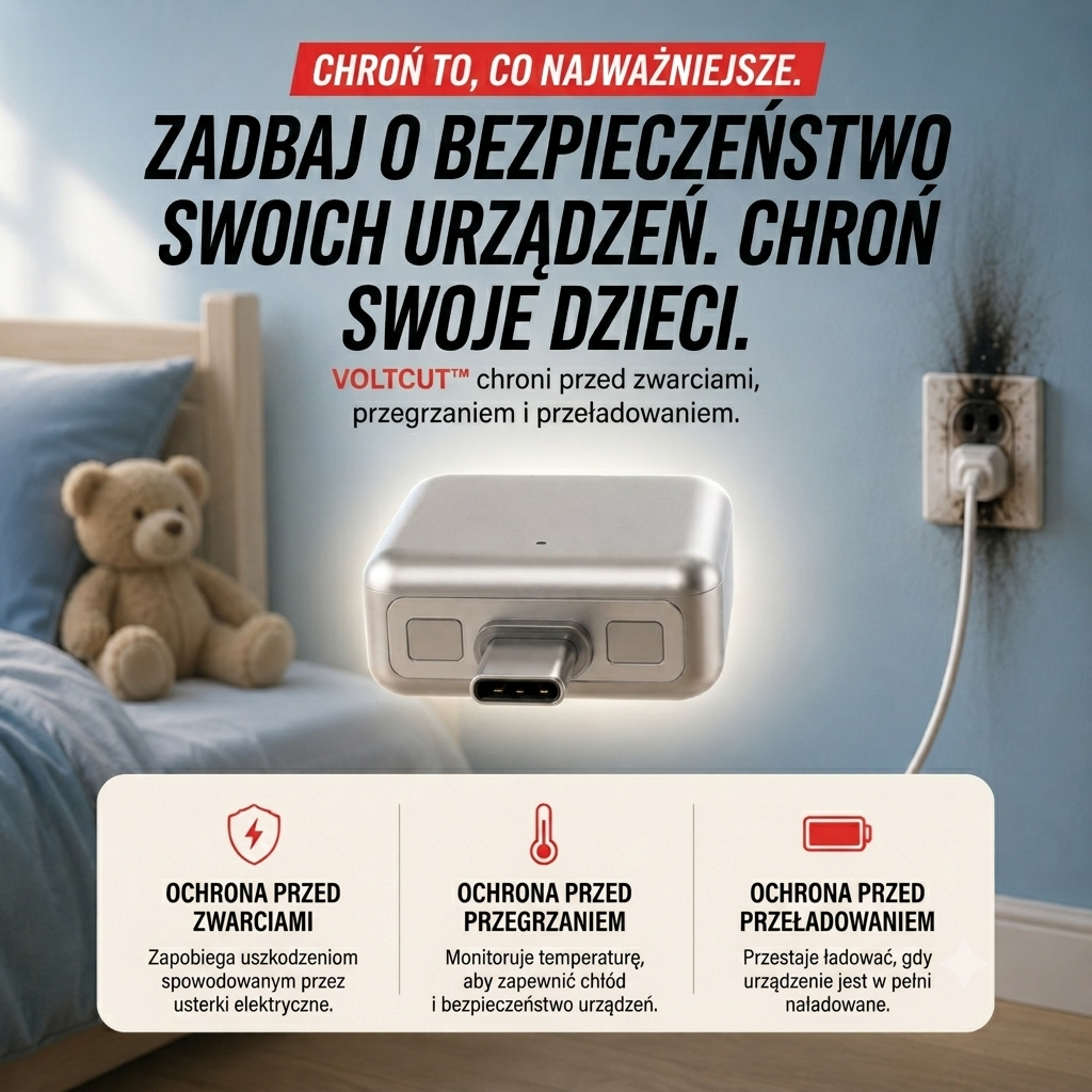 SmartCut-Adapter bezpiecznego ładowania typu-c