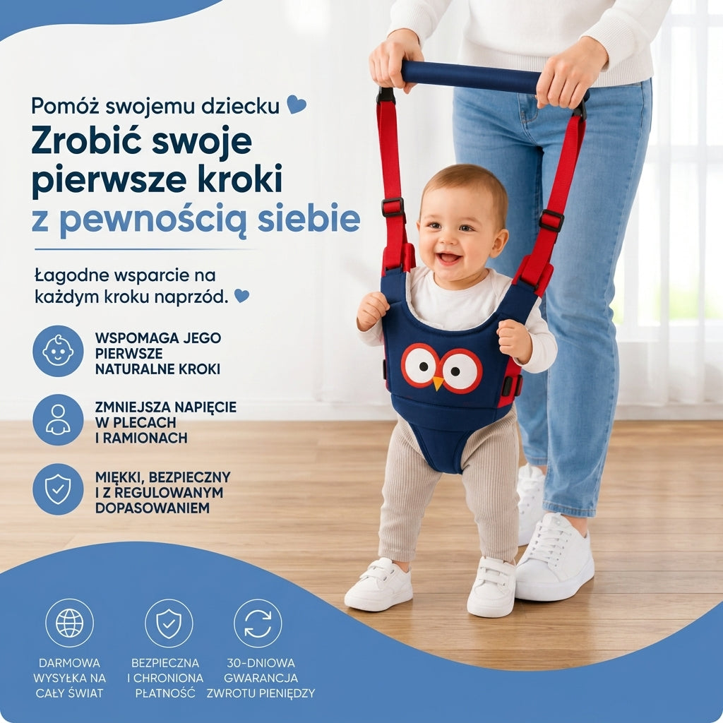 bezpieczny krok-szelki dla dziecka