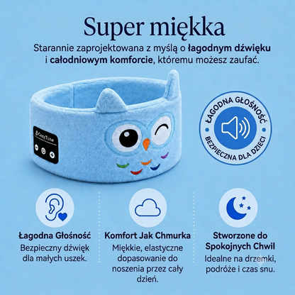 przytulna melodia dziecięca bezprzewodowa opaska